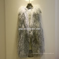 Venta al por mayor Tibetan Mongolian Soft Hair Real Fur Lamb Vest